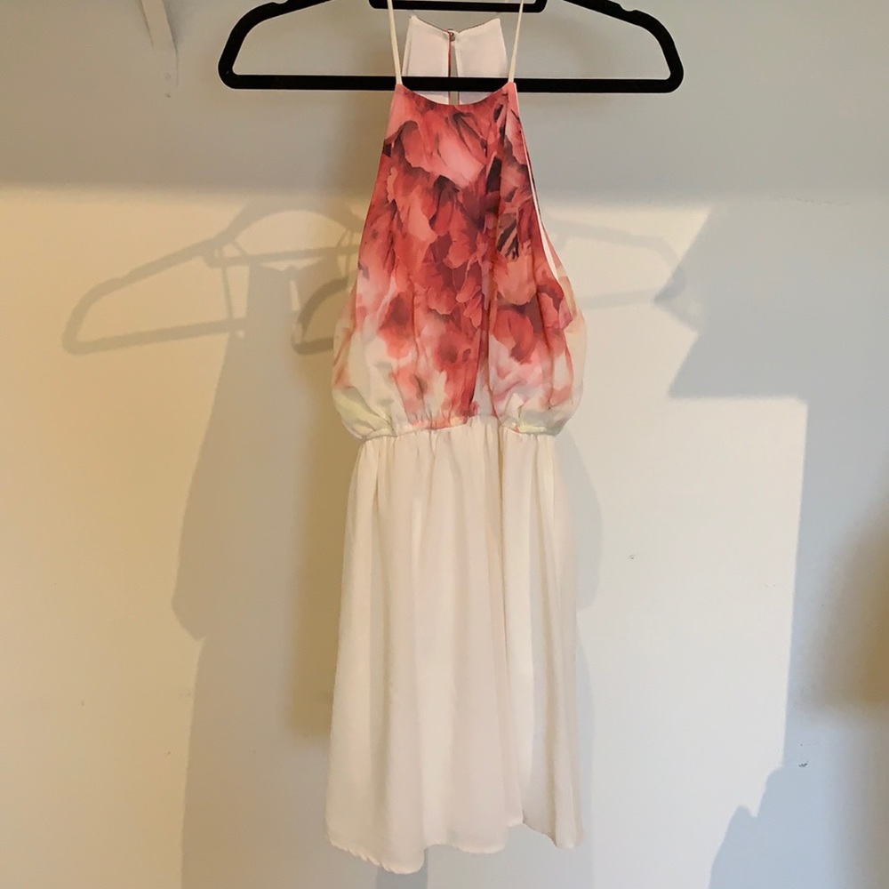 NWT jelia c. Floral dress with a cinched waist
